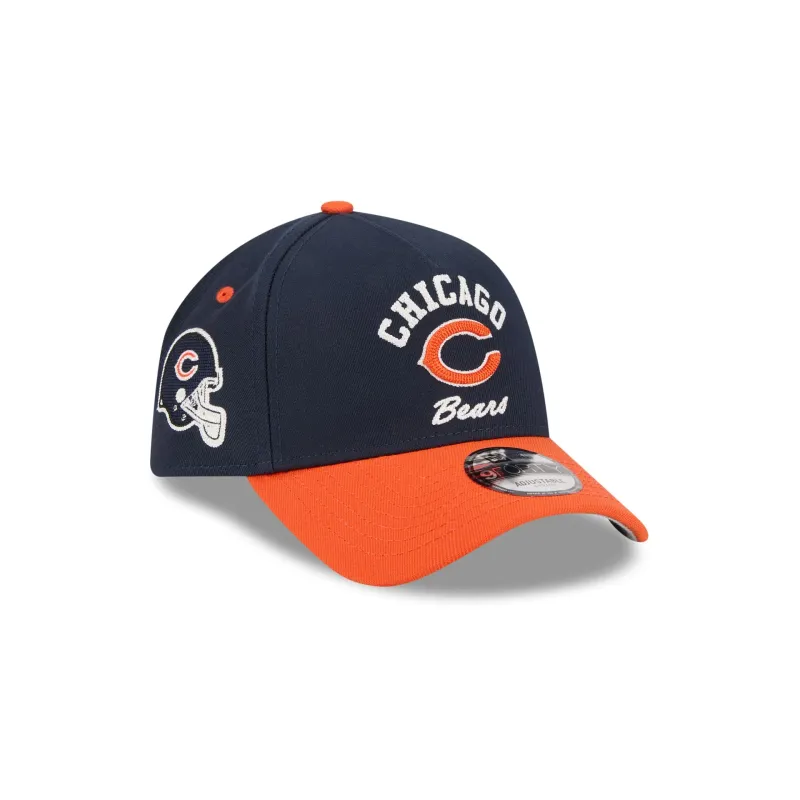 Chicago Bears Arched 9FORTY A-Frame Snapback Hat made by New Era