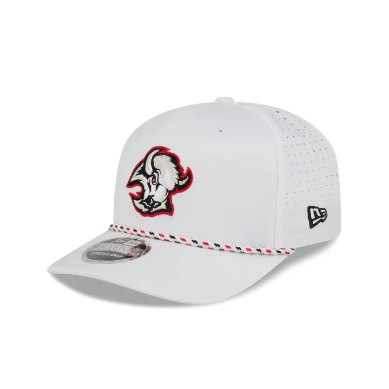 Buffalo Sabres Optic White Performance Rope 9SEVENTY Stretch-Snap Hat made by New Era