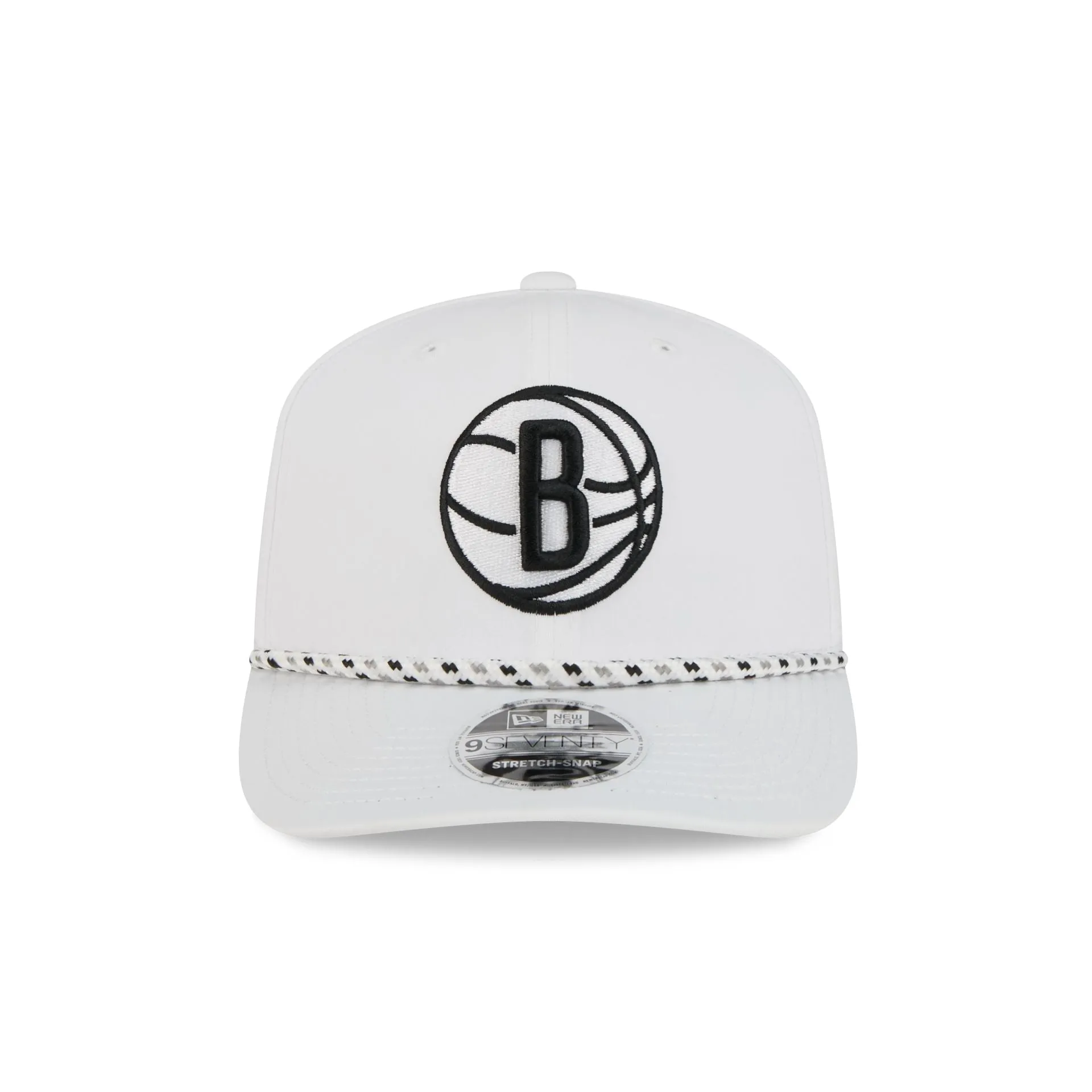 Brooklyn Nets Optic White Performance Rope 9SEVENTY Stretch-Snap Hat sold by New Era product image thumbnail 2