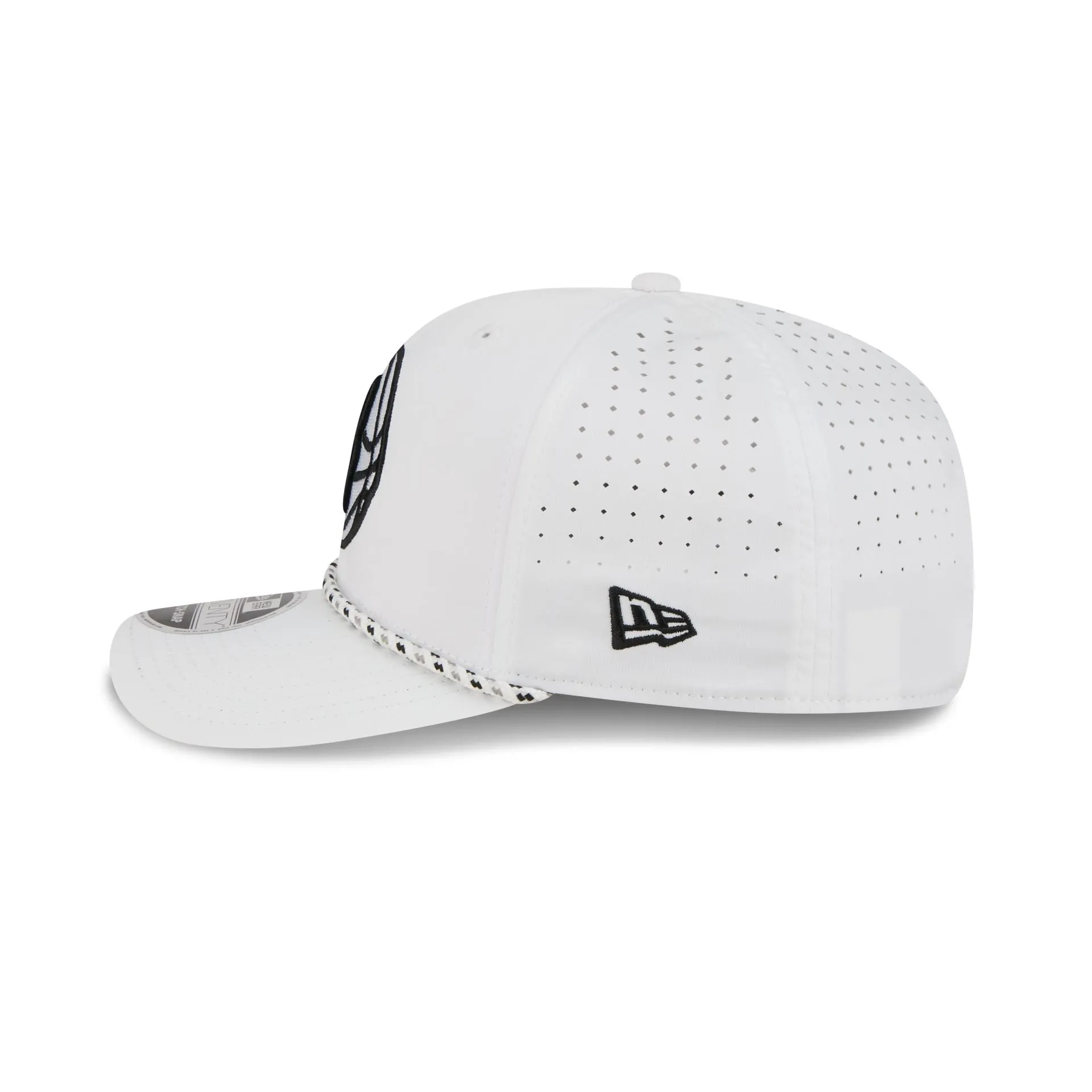 Brooklyn Nets Optic White Performance Rope 9SEVENTY Stretch-Snap Hat sold by New Era product image thumbnail 4