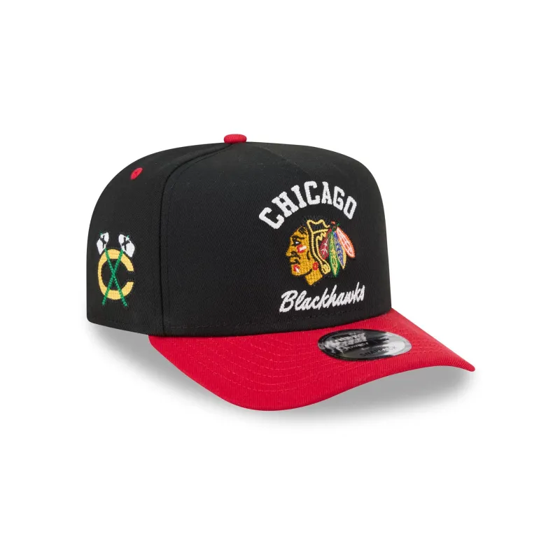 Chicago Blackhawks Arched 9FIFTY A-Frame Snapback Hat made by New Era