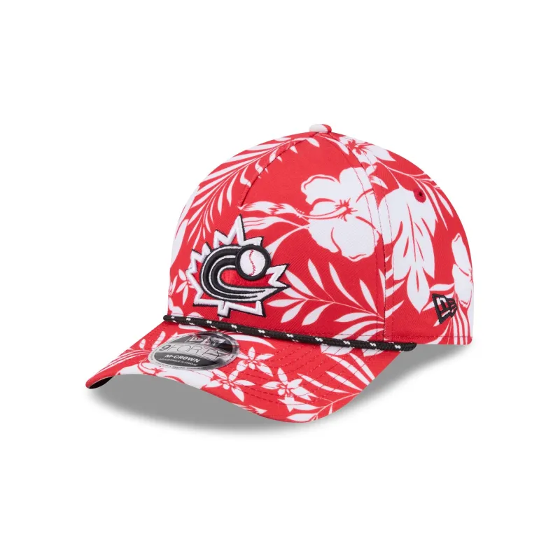 Canada Floral 9FORTY M-Crown A-Frame Snapback Hat sold by New Era
