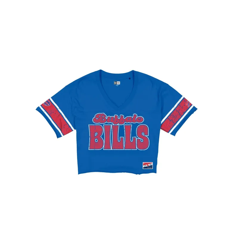 Buffalo Bills Throwback Women's Cropped T-Shirt made by New Era