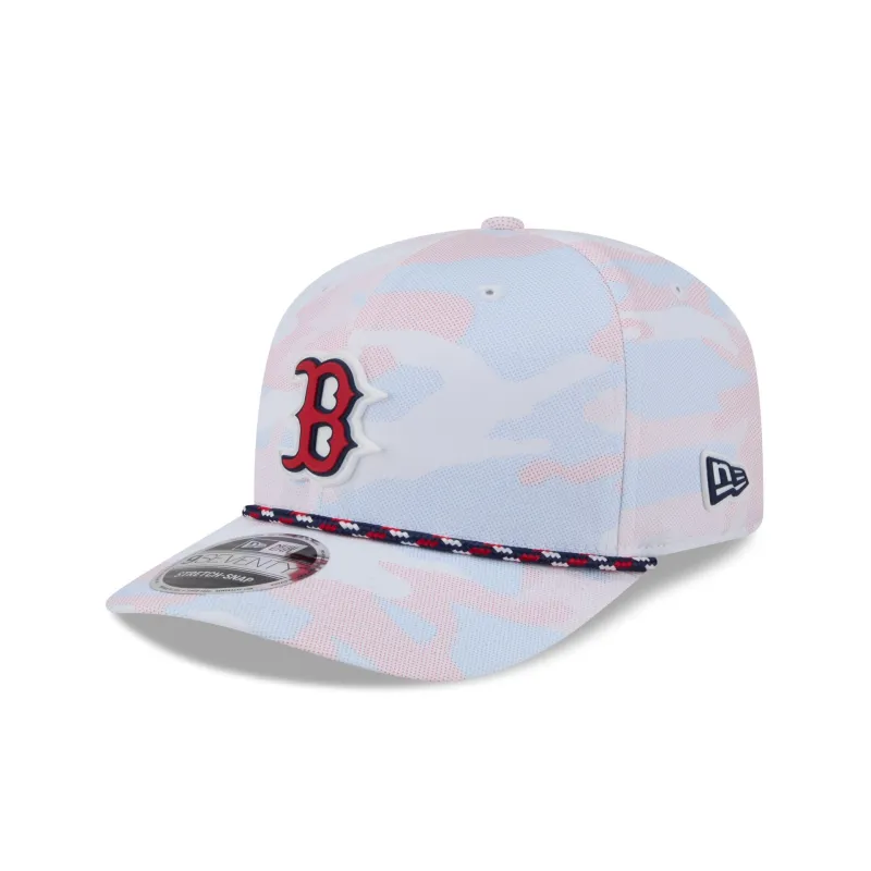 Boston Red Sox White Camo Performance Rope 9SEVENTY Stretch-Snap Hat made by New Era