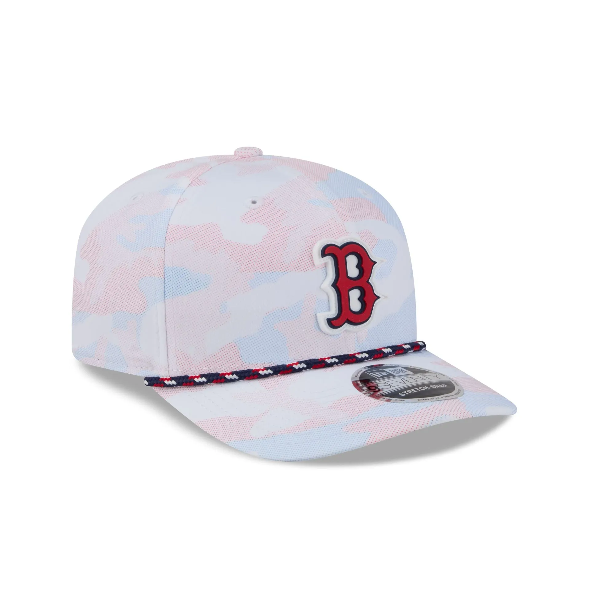 Boston Red Sox White Camo Performance Rope 9SEVENTY Stretch-Snap Hat sold by New Era product image thumbnail 3