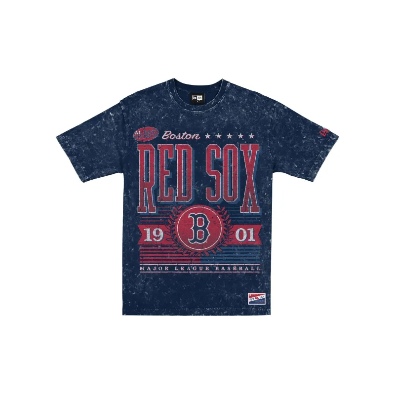 Boston Red Sox Throwback Vintage Wash T-Shirt made by New Era