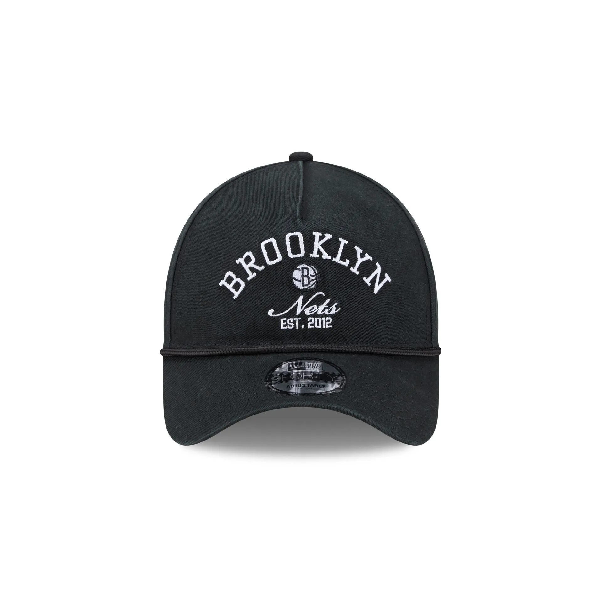 Brooklyn Nets Stacked Rope 9FORTY A-Frame Snapback Hat sold by New Era product image thumbnail 2