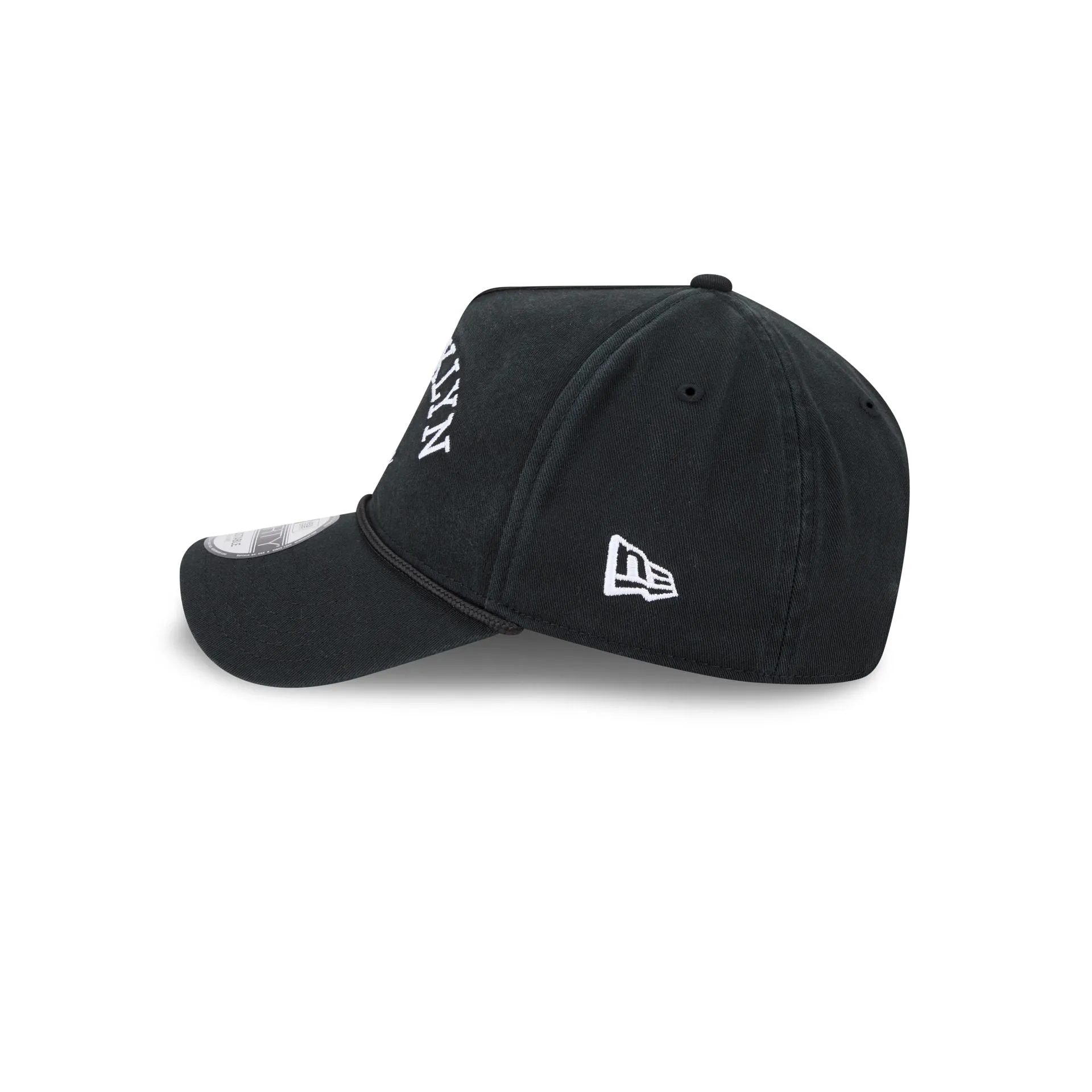 Brooklyn Nets Stacked Rope 9FORTY A-Frame Snapback Hat sold by New Era product image thumbnail 4