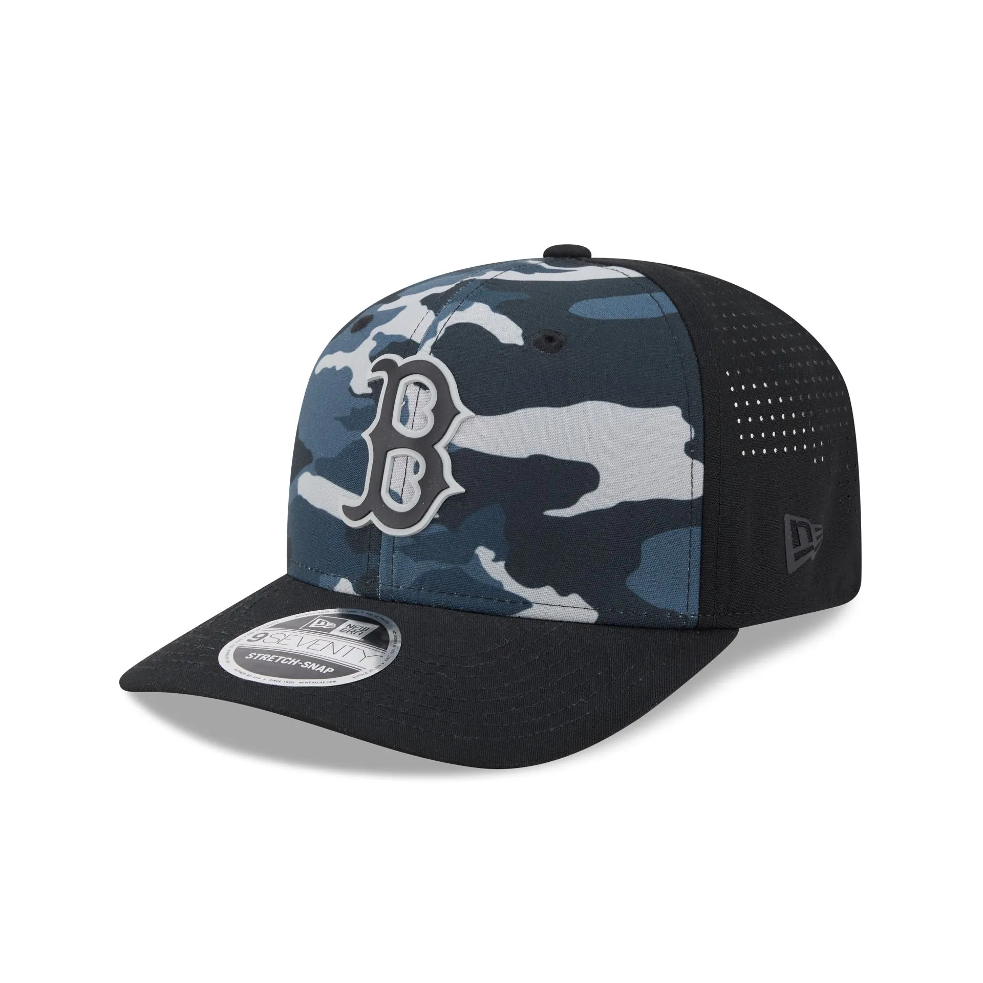 Boston Red Sox Black Camo Performance 9SEVENTY Stretch-Snap Hat sold by New Era product image thumbnail 3