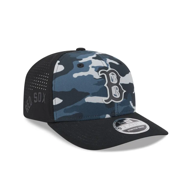 Boston Red Sox Black Camo Performance 9SEVENTY Stretch-Snap Hat made by New Era