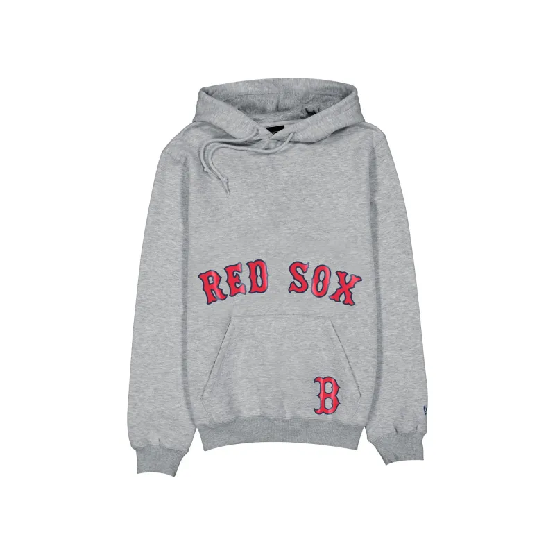 Boston Red Sox Game Day Heather Gray Hoodie made by New Era
