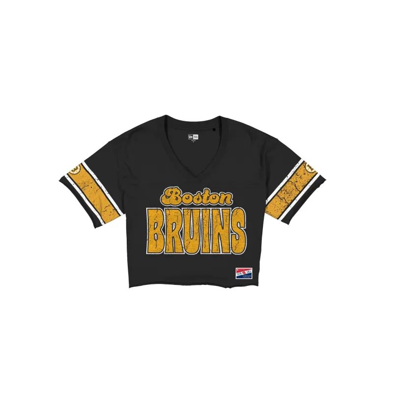 Boston Bruins Throwback Women's Cropped T-Shirt sold by New Era