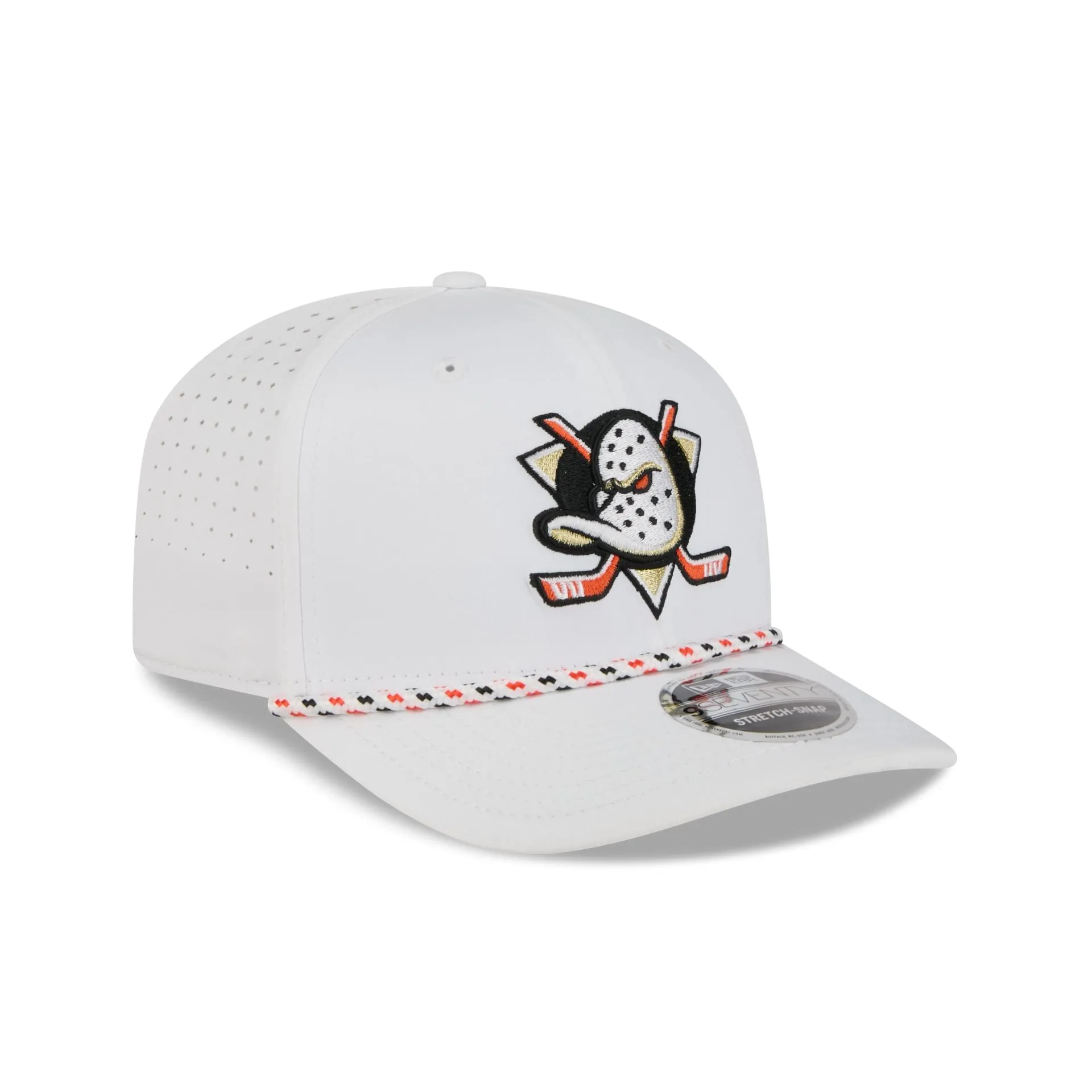 Anaheim Ducks Optic White Performance Rope 9SEVENTY Stretch-Snap Hat sold by New Era product image thumbnail 3