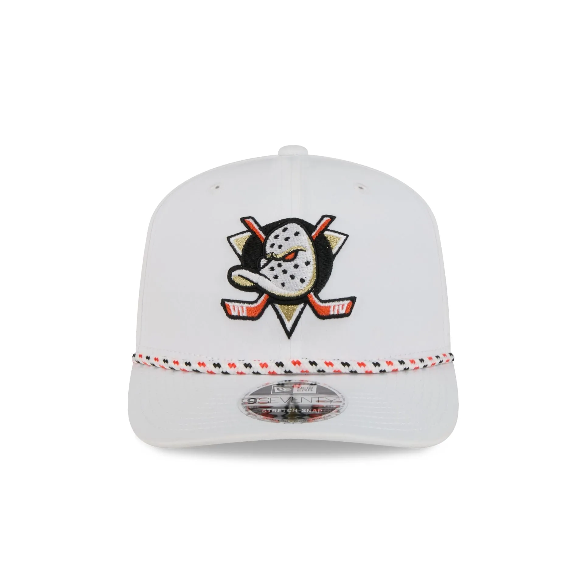 Anaheim Ducks Optic White Performance Rope 9SEVENTY Stretch-Snap Hat sold by New Era product image thumbnail 2