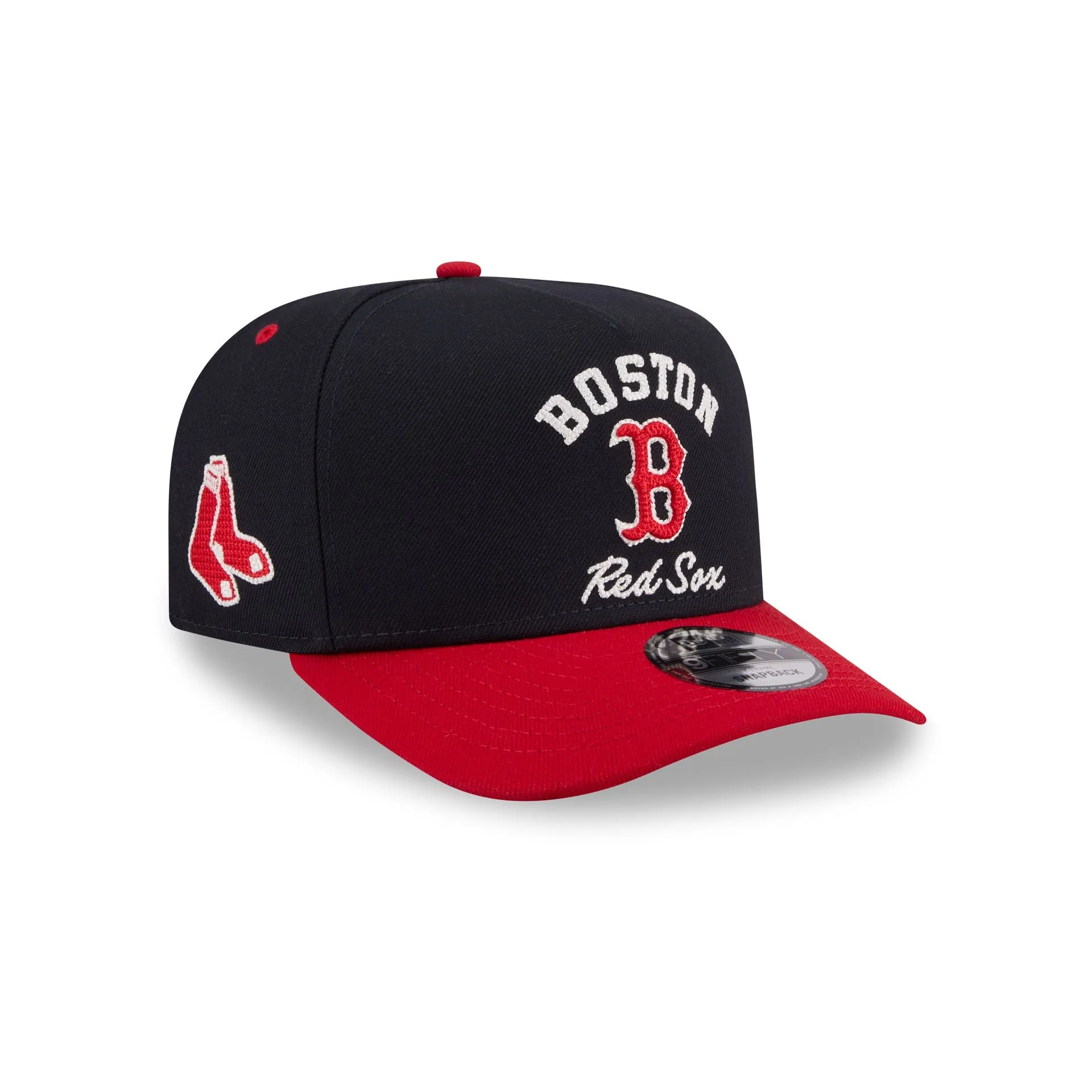 Boston Red Sox Arched 9FIFTY A-Frame Snapback Hat sold by New Era