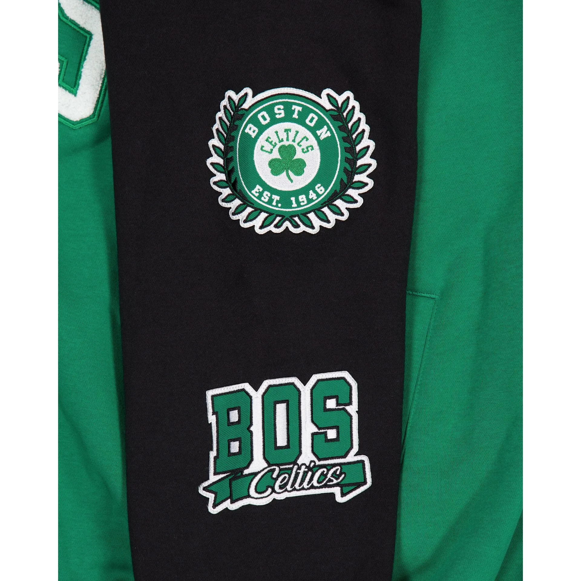 Boston Celtics Throwback Patch Jacket sold by New Era product image thumbnail 4