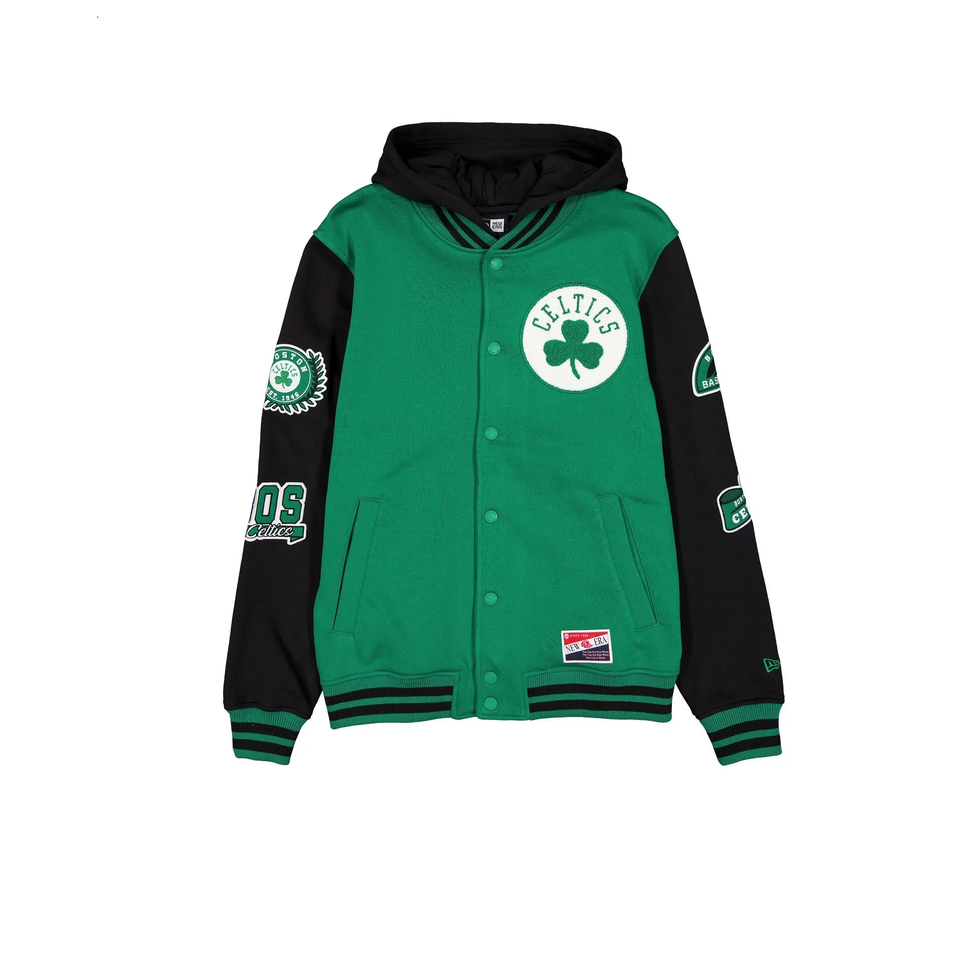 Boston Celtics Throwback Patch Jacket sold by New Era