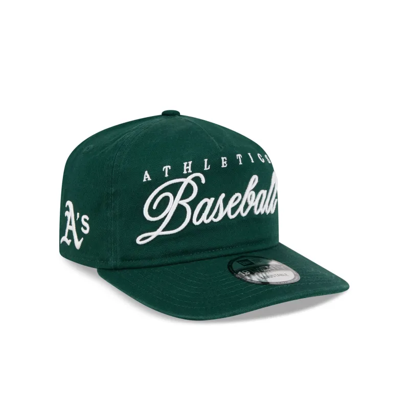 Athletics Scripted 19TWENTY Adjustable Hat made by New Era
