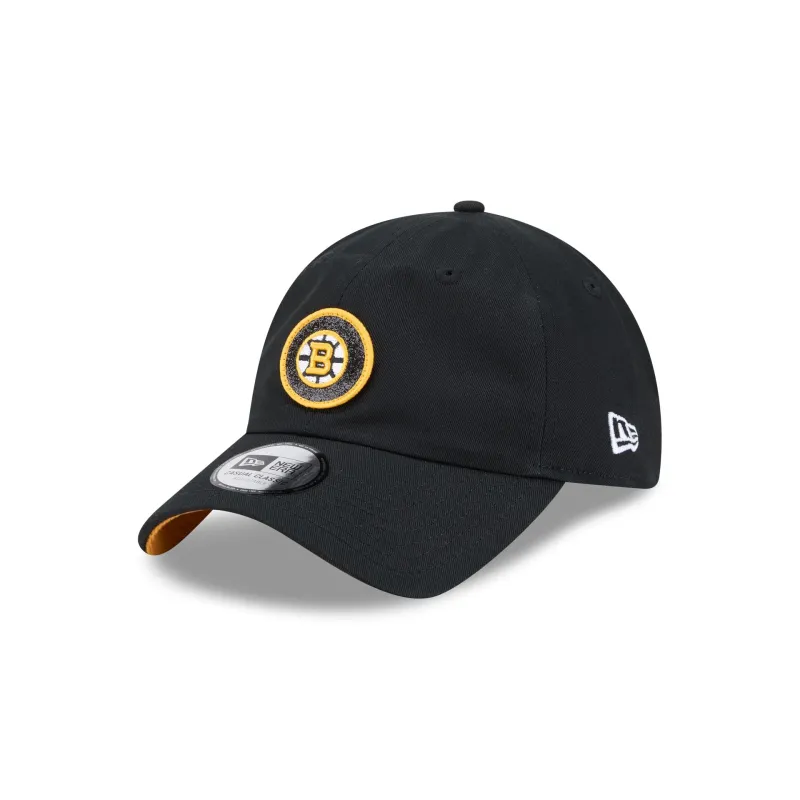 Boston Bruins Sparkle Casual Classic Adjustable Hat made by New Era