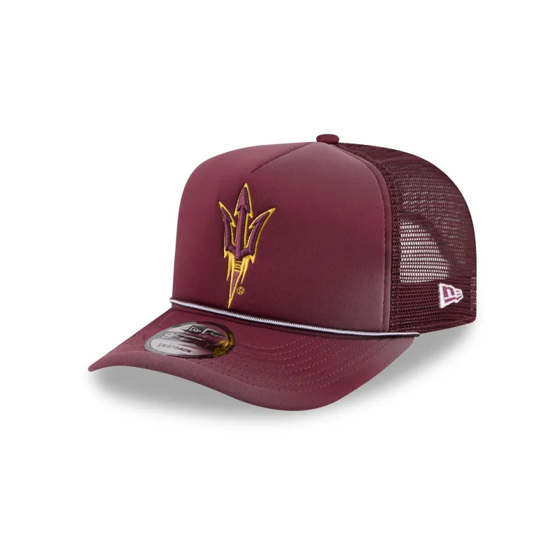 Arizona State Sun Devils Worn 9FIFTY A-Frame Trucker Hat made by New Era
