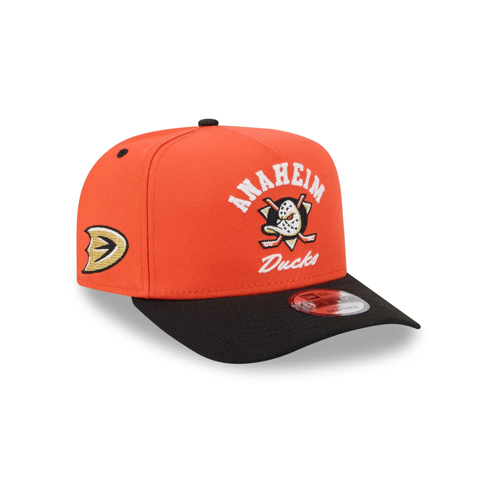 Anaheim Ducks Arched 9FIFTY A-Frame Snapback Hat sold by New Era