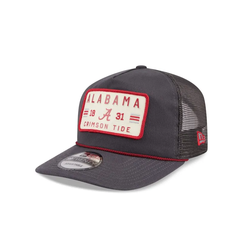 Alabama Crimson Tide Washed Graphite 19TWENTY Trucker Hat made by New Era