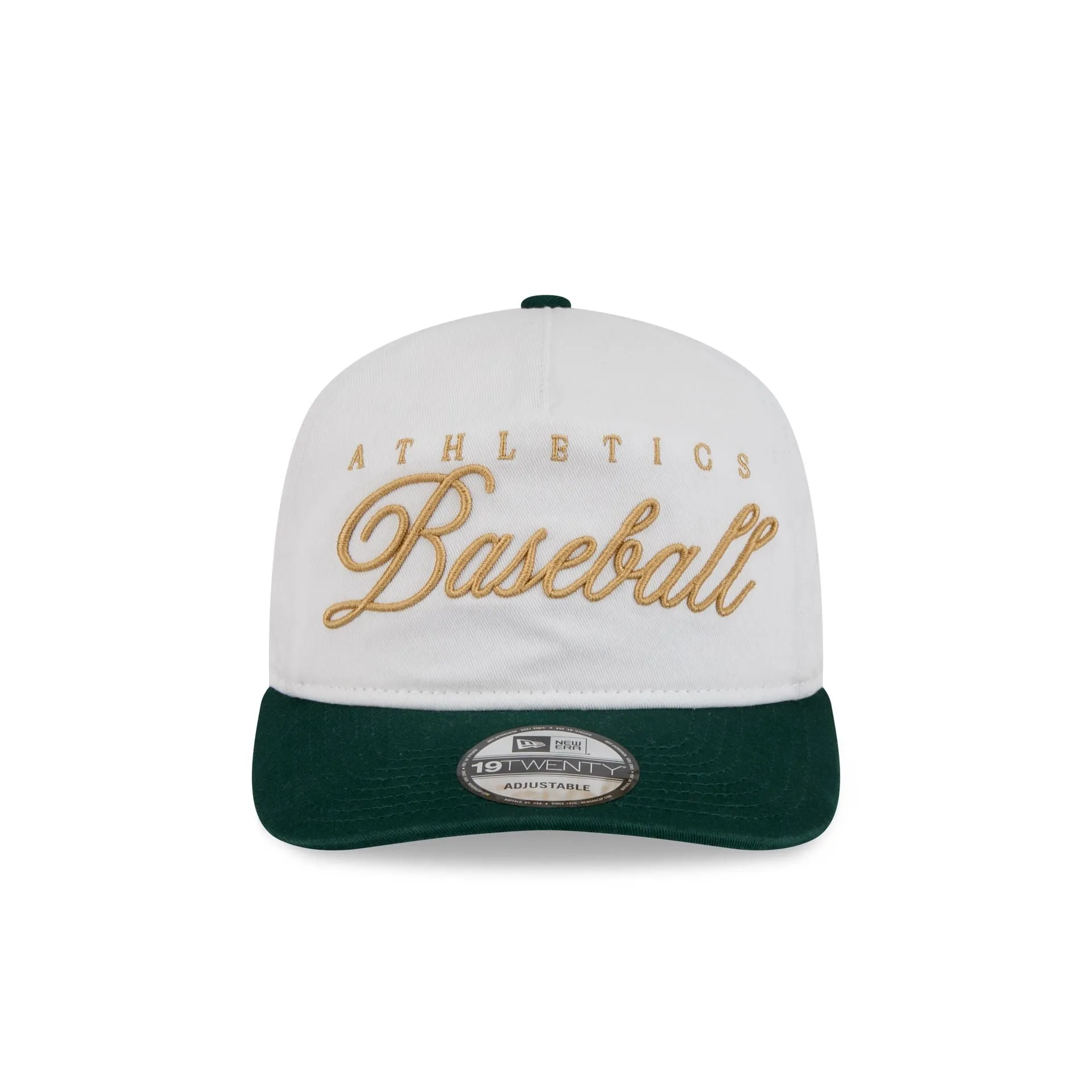 Athletics Gold Scripted 19TWENTY Adjustable Hat sold by New Era product image thumbnail 2