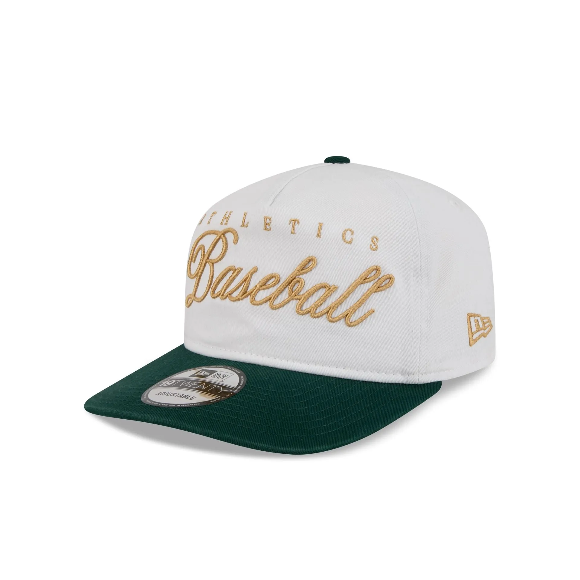 Athletics Gold Scripted 19TWENTY Adjustable Hat sold by New Era product image thumbnail 3