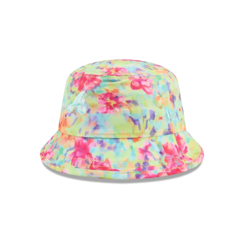Atlanta Braves Print Bucket Hat made by New Era