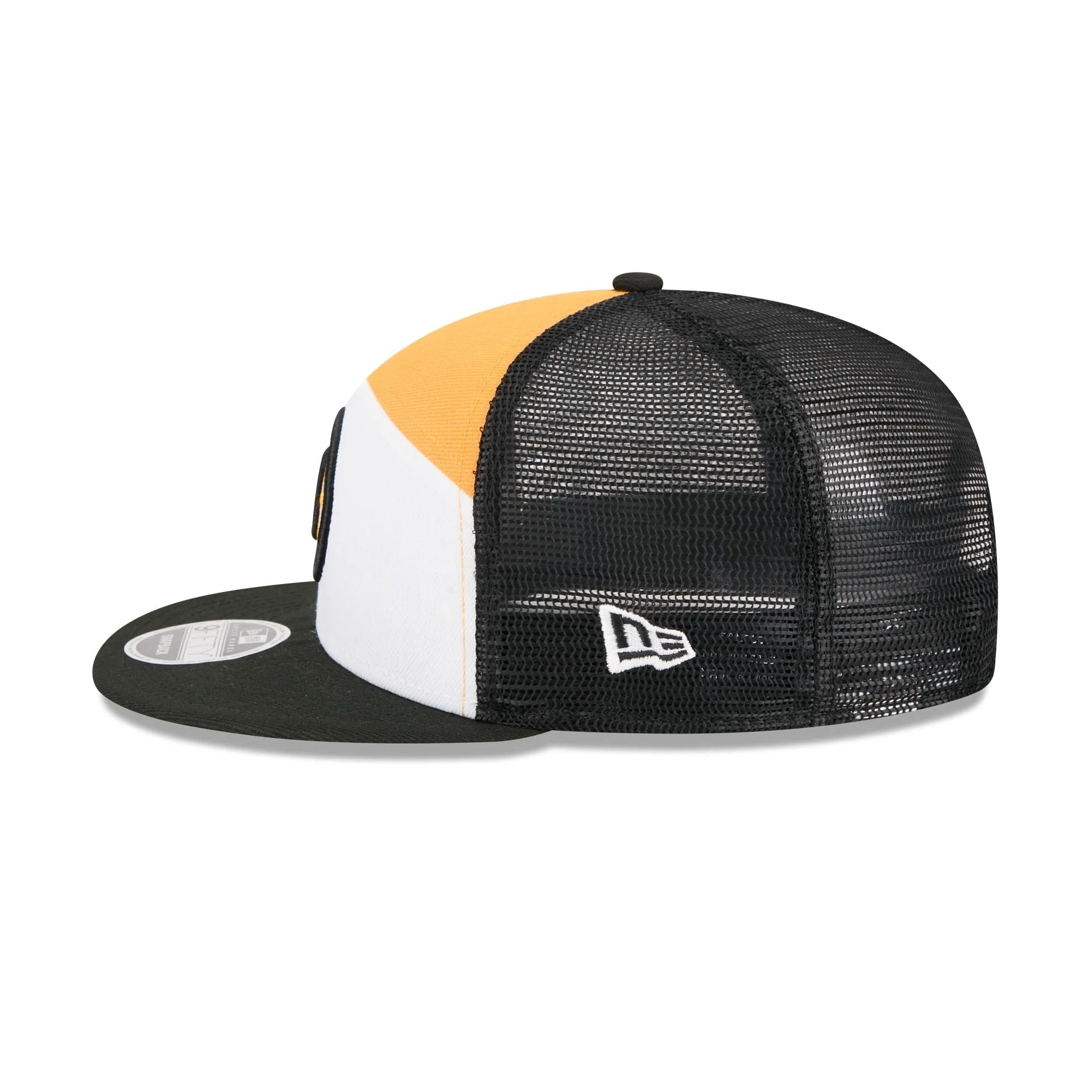 Boston Bruins Block Split Panel 9FIFTY Trucker Hat sold by New Era product image thumbnail 4