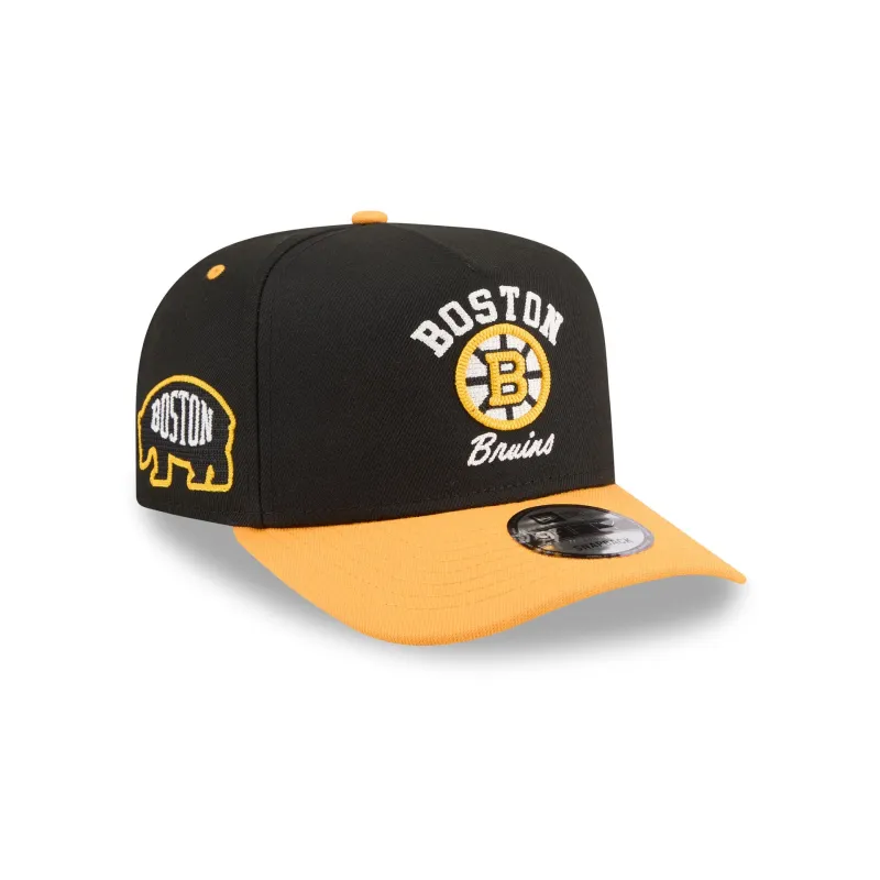 Boston Bruins Arched 9FIFTY A-Frame Snapback Hat sold by New Era