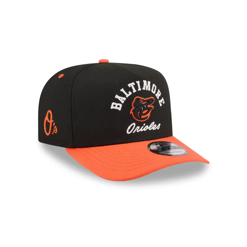 Baltimore Orioles Arched 9FIFTY A-Frame Snapback Hat made by New Era