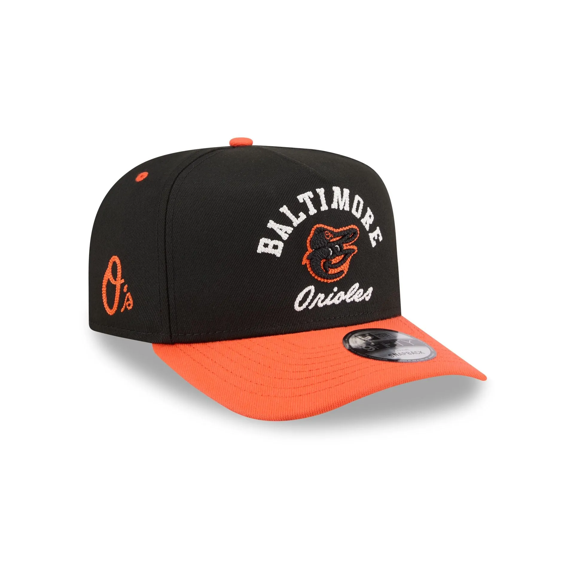 Baltimore Orioles Arched 9FIFTY A-Frame Snapback Hat sold by New Era