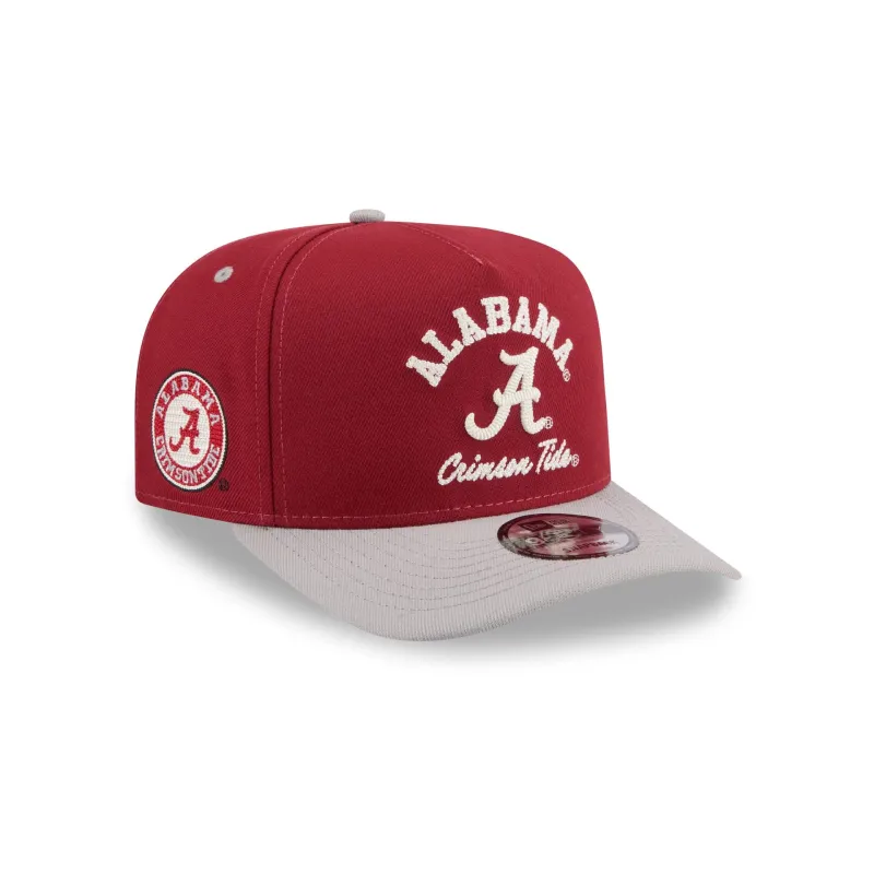 Alabama Crimson Tide Arched 9FIFTY A-Frame Snapback Hat made by New Era