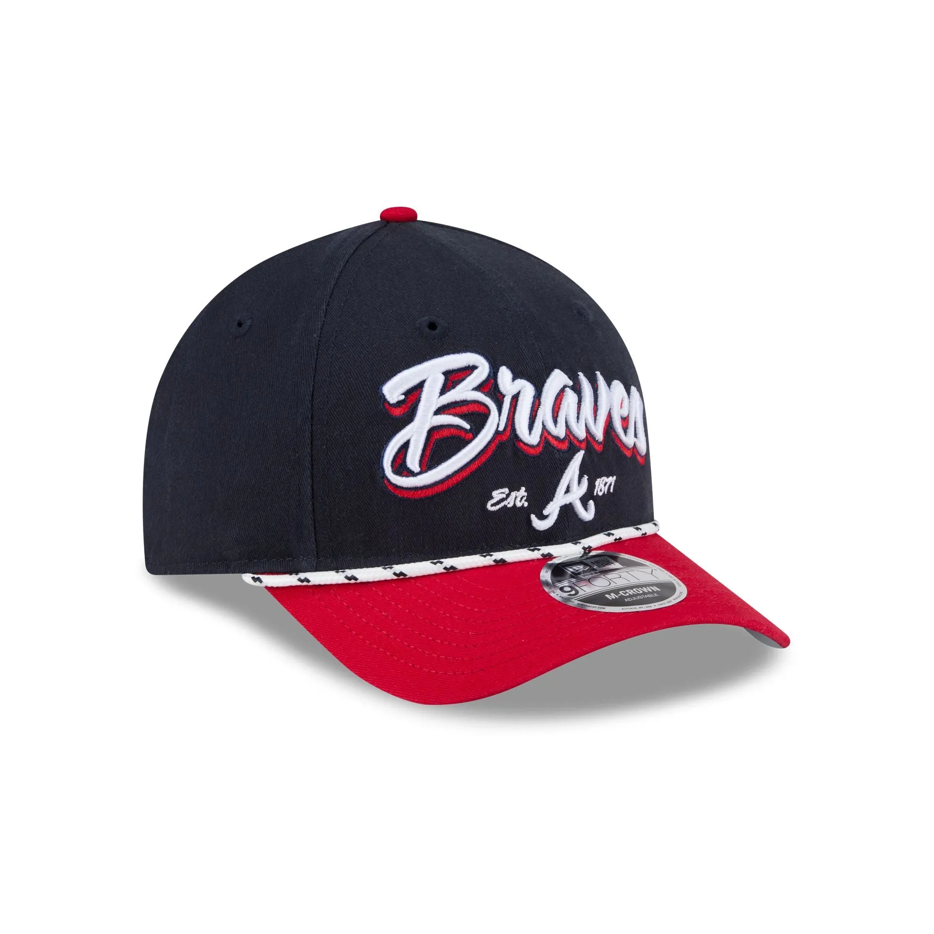 Atlanta Braves Team Loyal 9FORTY M-Crown Snapback Hat sold by New Era product image thumbnail 3