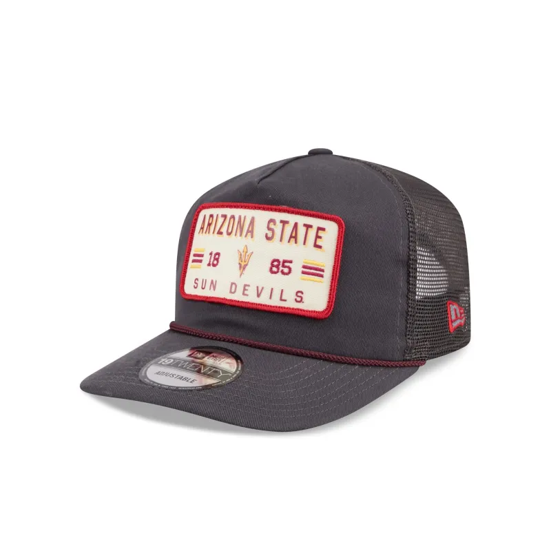 Arizona State Sun Devils Washed Graphite 19TWENTY Trucker Hat made by New Era