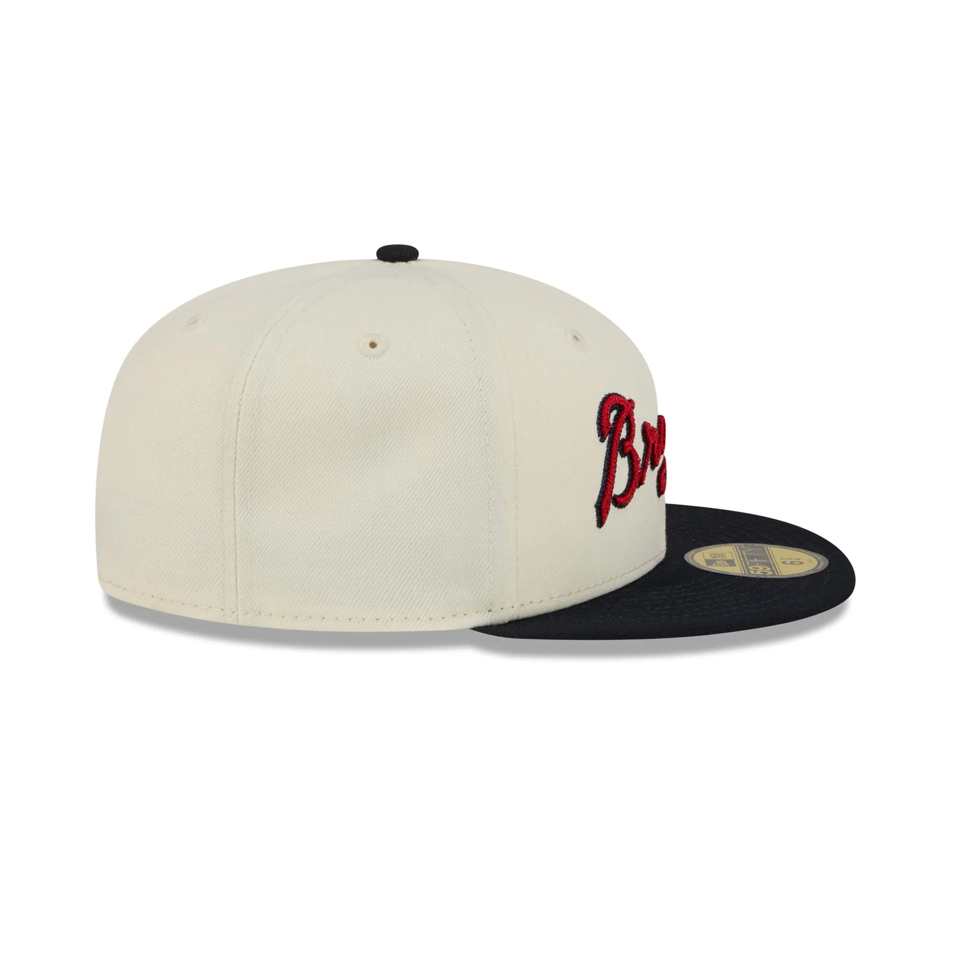 Atlanta Braves Two Tone Stitch 59FIFTY Fitted Hat sold by New Era product image thumbnail 5