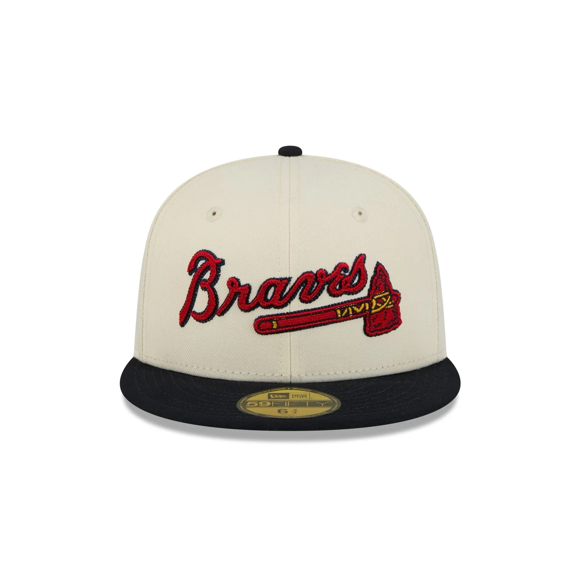 Atlanta Braves Two Tone Stitch 59FIFTY Fitted Hat sold by New Era product image thumbnail 2