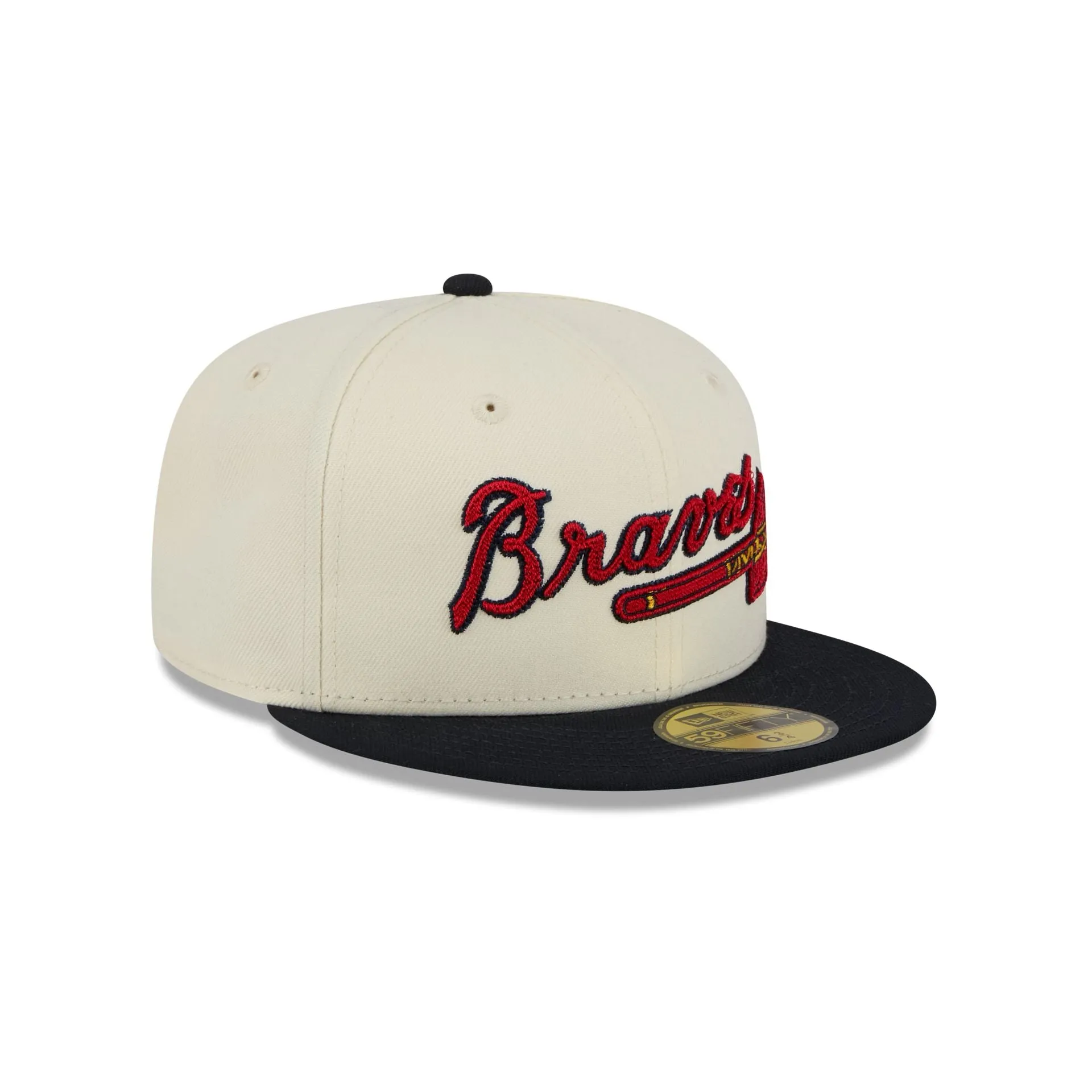 Atlanta Braves Two Tone Stitch 59FIFTY Fitted Hat sold by New Era product image thumbnail 3