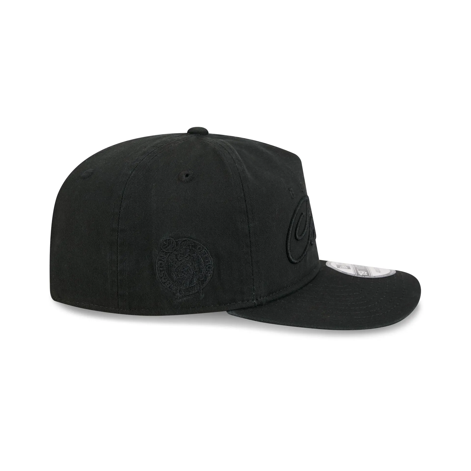 Boston Celtics All Black Scripted 19TWENTY Adjustable Hat sold by New Era product image thumbnail 4