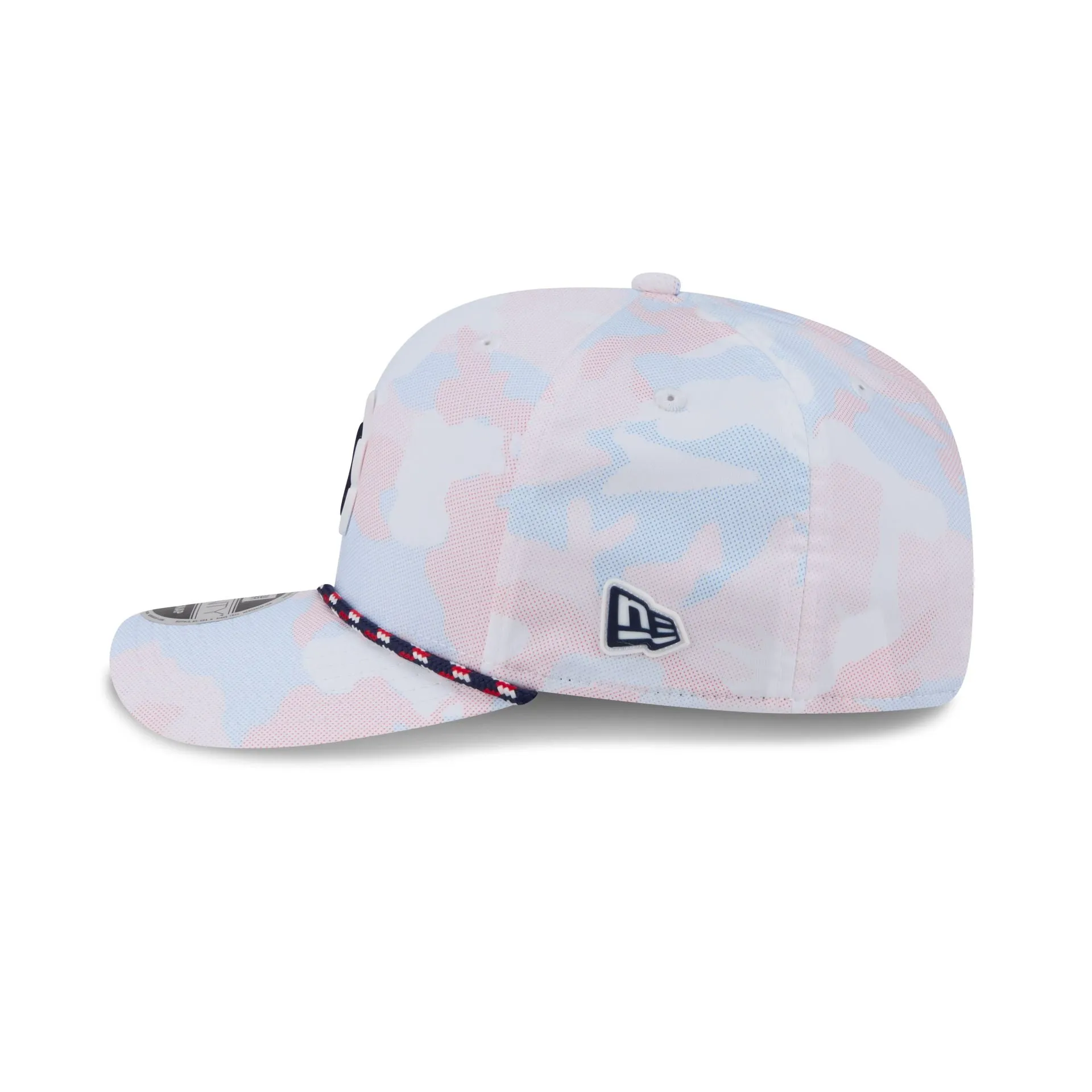 Atlanta Braves White Camo Performance Rope 9SEVENTY Stretch-Snap Hat sold by New Era product image thumbnail 4
