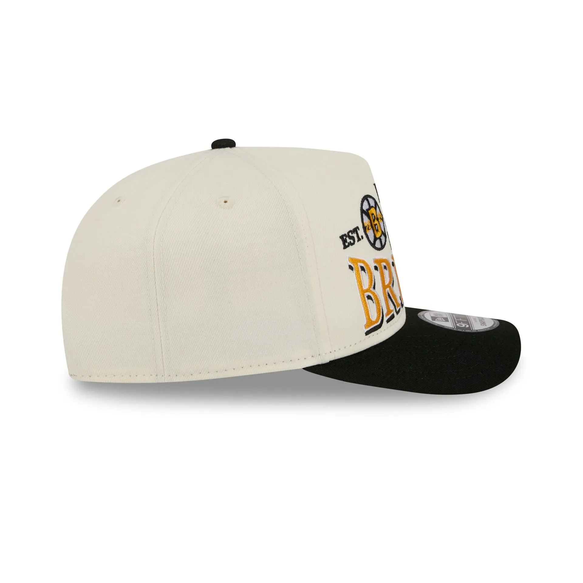 Boston Bruins Three Hit Chrome White 9FIFTY A-Frame Snapback Hat sold by New Era product image thumbnail 5