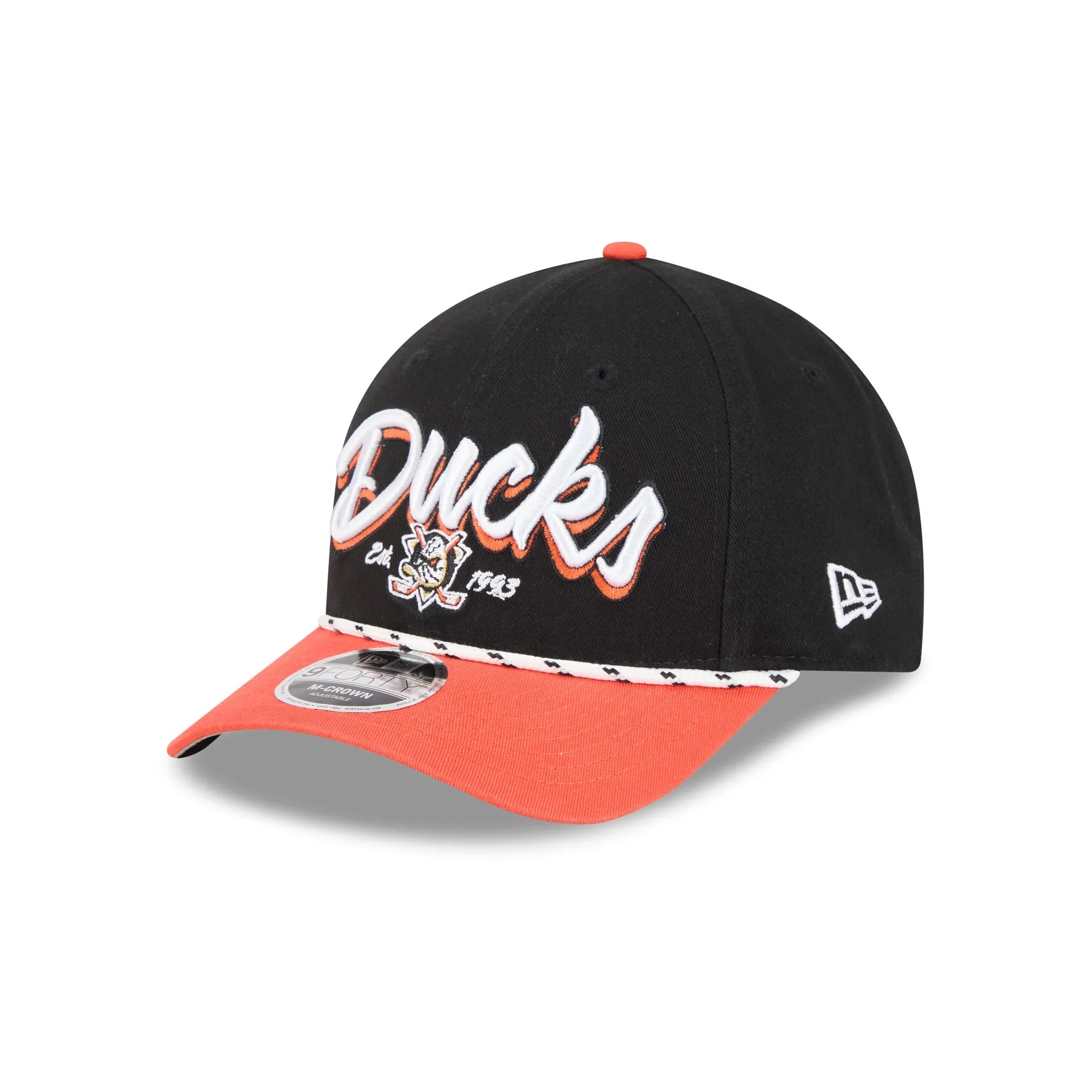 Anaheim Ducks Team Loyal 9FORTY M-Crown Snapback Hat sold by New Era