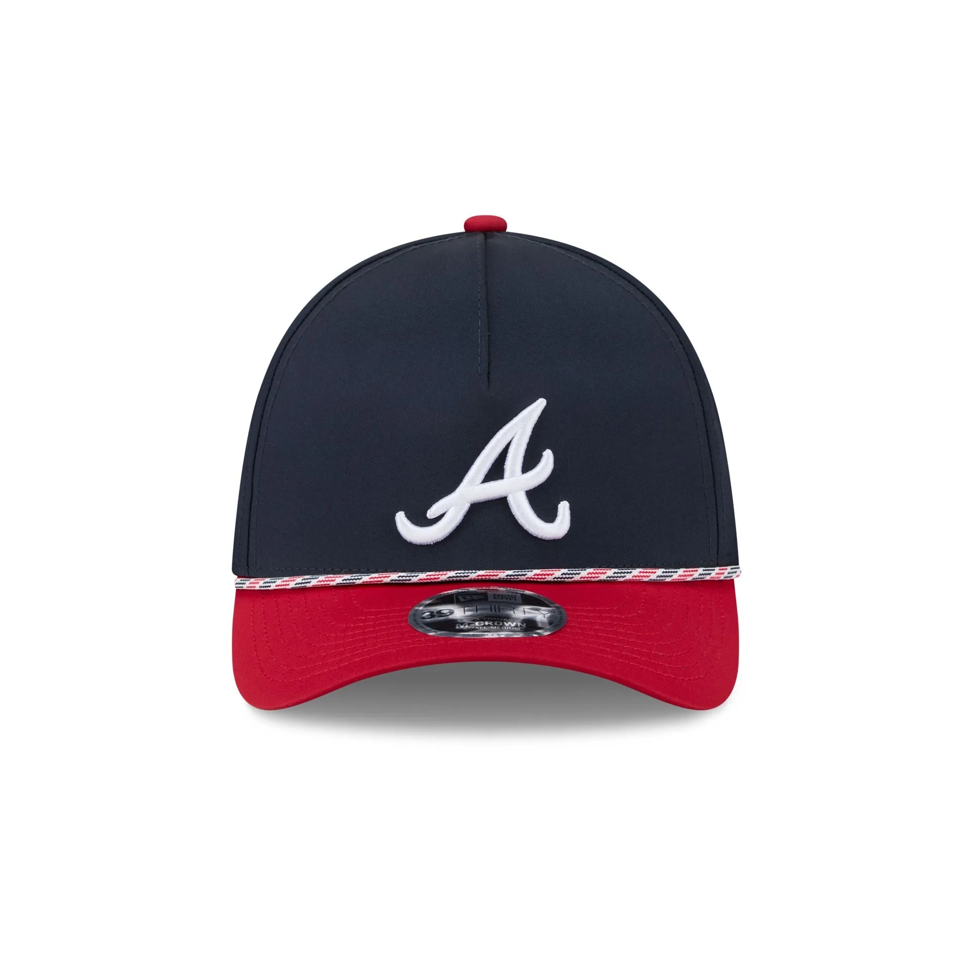 Atlanta Braves Rope 39THIRTY M-Crown A-Frame Stretch Fit Hat sold by New Era product image thumbnail 2