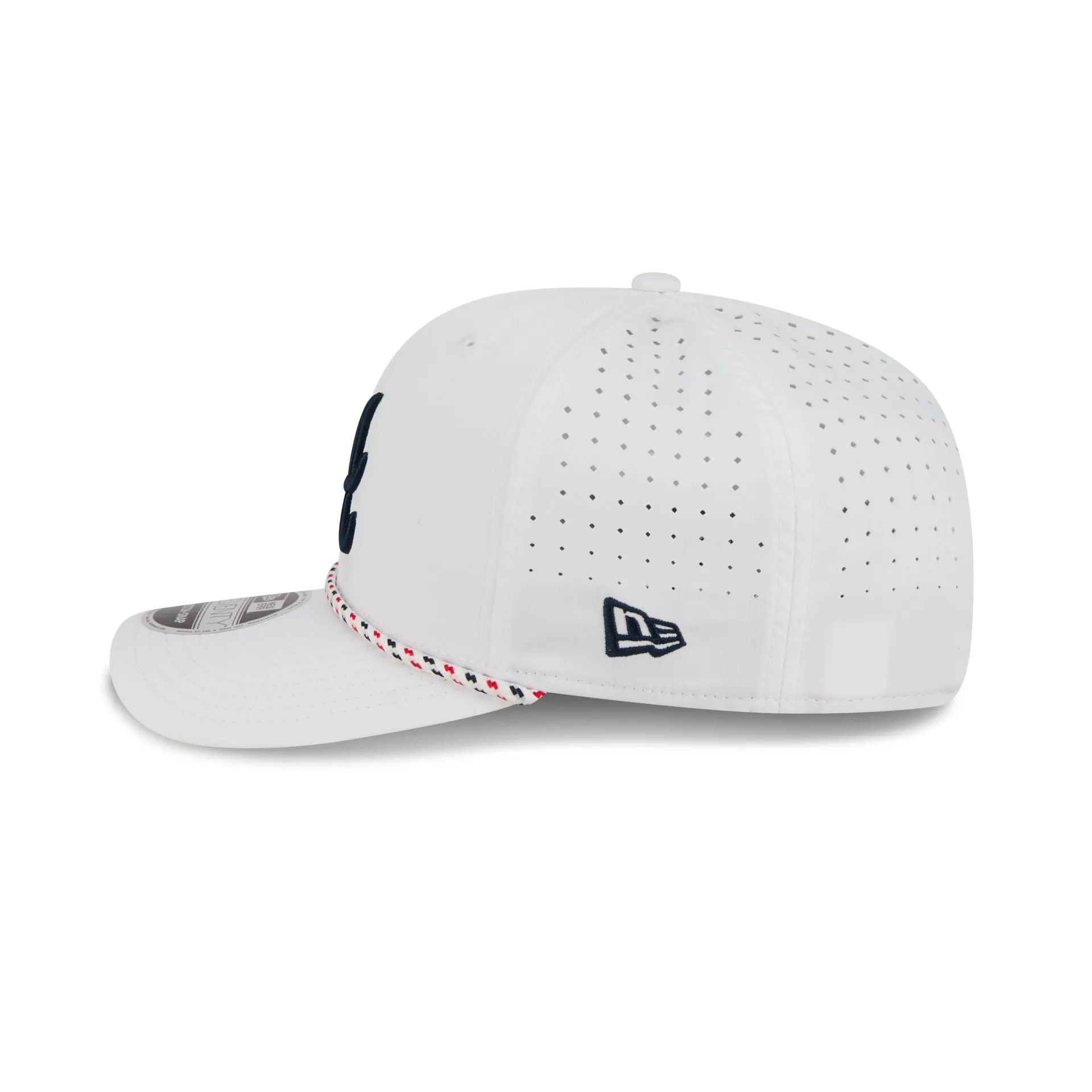 Atlanta Braves Optic White Performance Rope 9SEVENTY Stretch-Snap Hat sold by New Era product image thumbnail 4