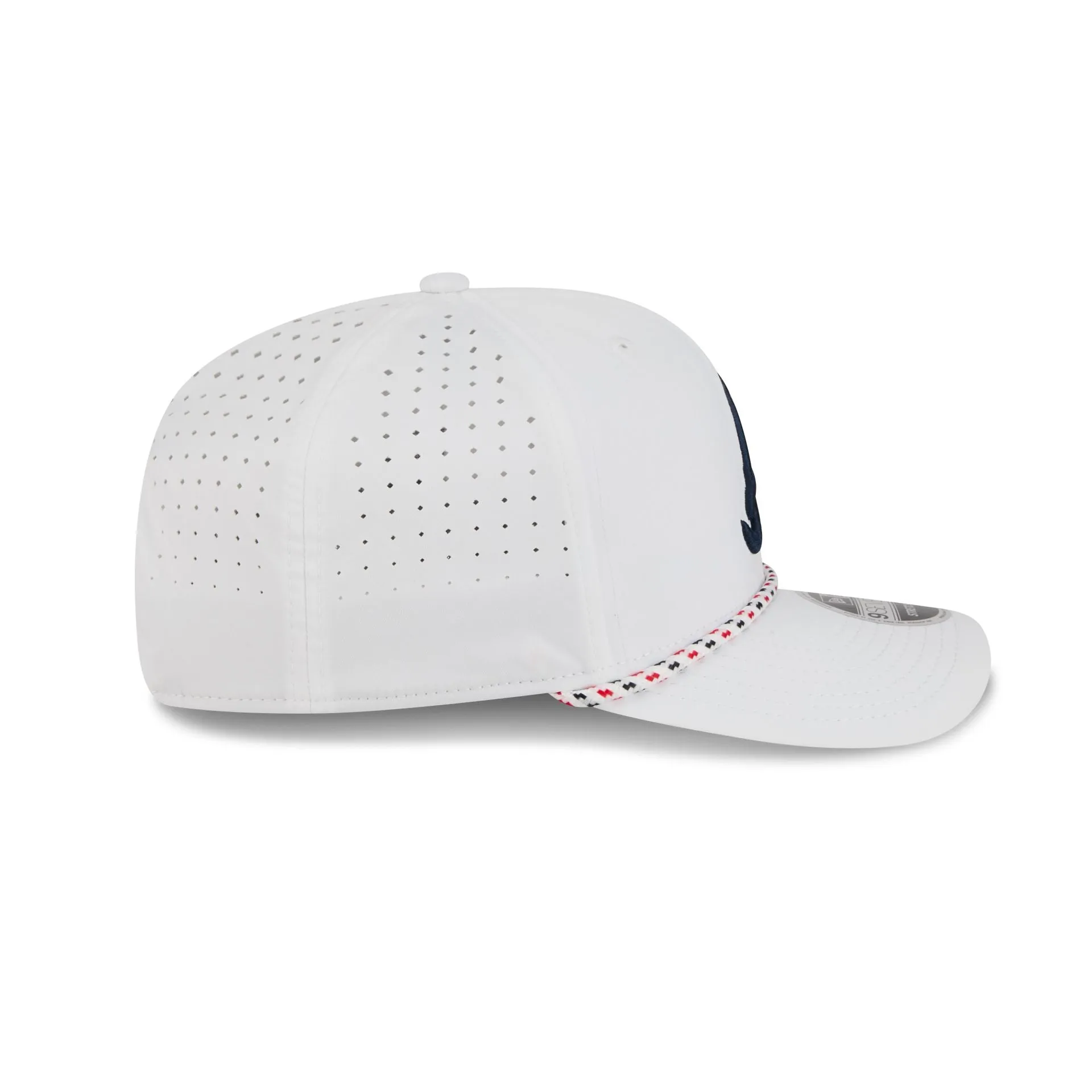 Atlanta Braves Optic White Performance Rope 9SEVENTY Stretch-Snap Hat sold by New Era product image thumbnail 5
