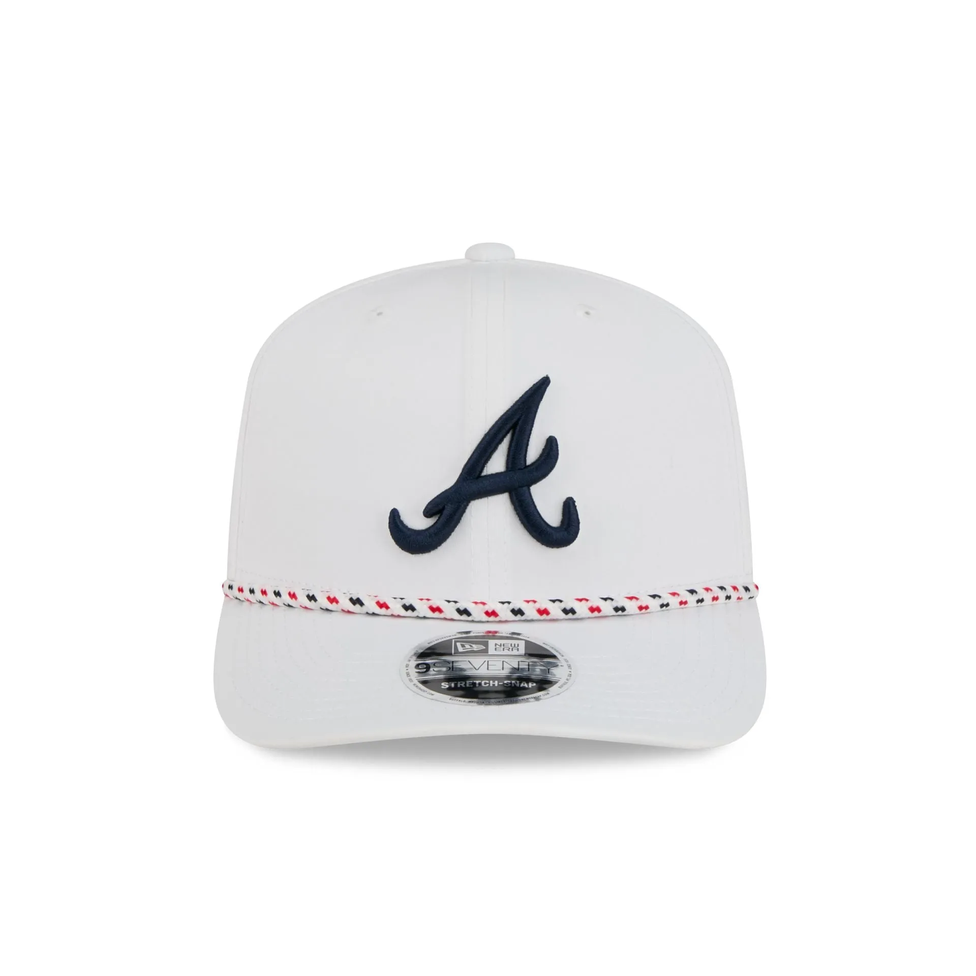 Atlanta Braves Optic White Performance Rope 9SEVENTY Stretch-Snap Hat sold by New Era product image thumbnail 2
