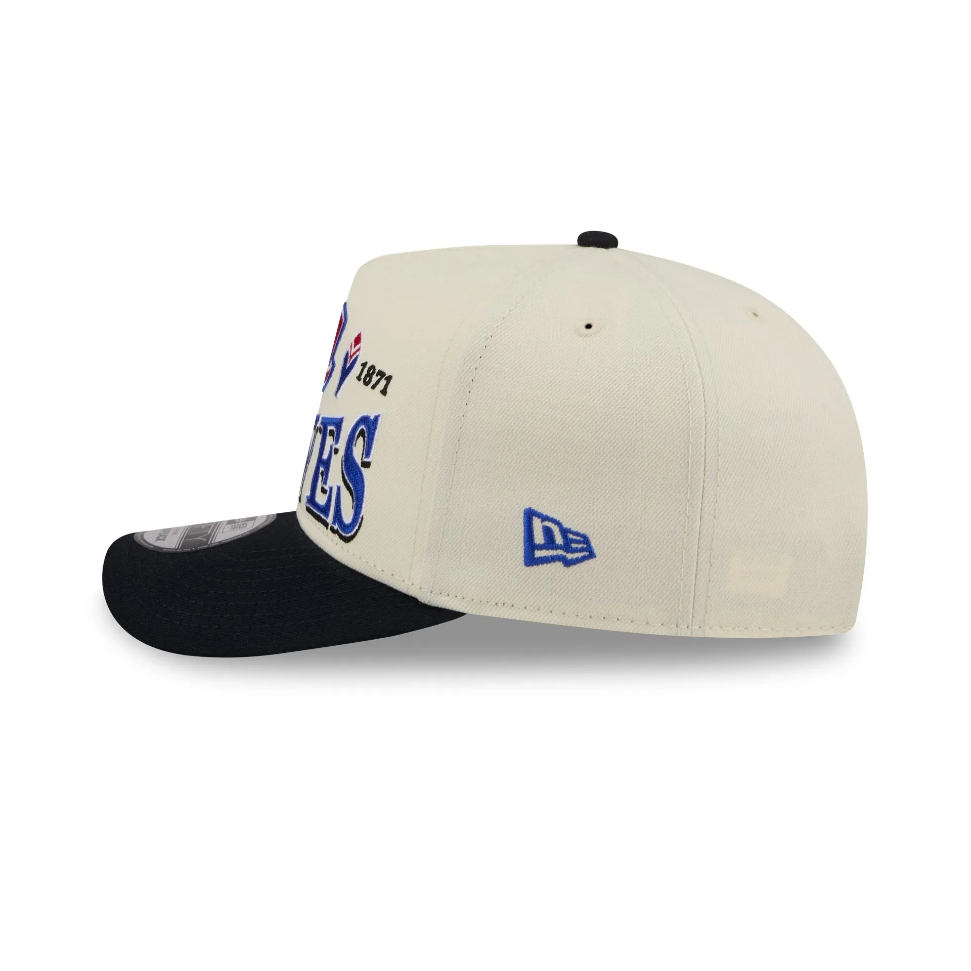 Atlanta Braves Three Hit Chrome White 9FIFTY A-Frame Snapback Hat sold by New Era product image thumbnail 4