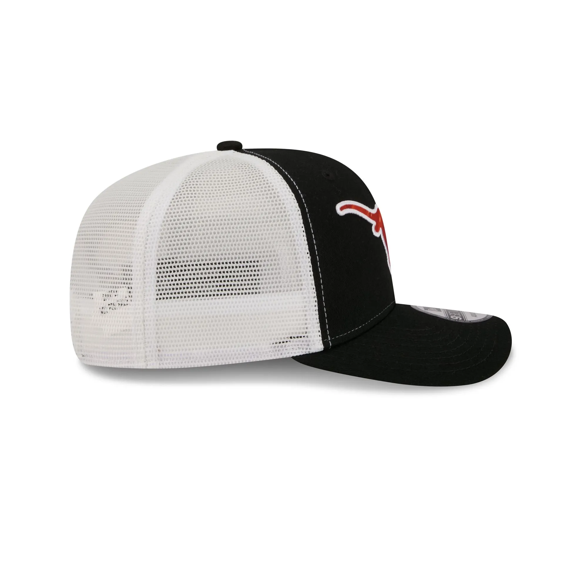 Texas Longhorns Collegiate Black 9SEVENTY Trucker Hat sold by New Era product image thumbnail 5