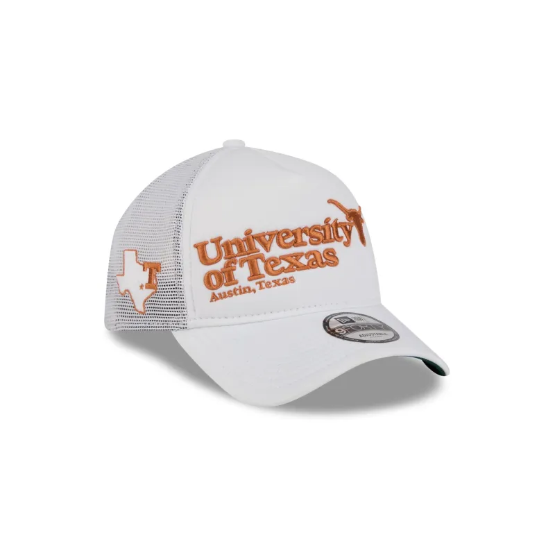 Texas Longhorns Collegiate City, State 9FORTY A-Frame Trucker Hat made by New Era
